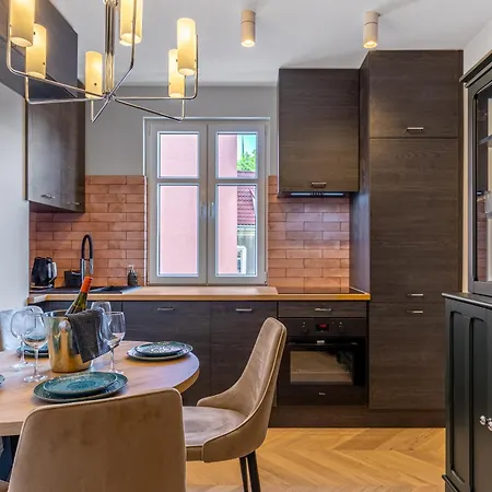 Stylowy Apartament W Sercu Starowki Z Widokiem Na Motlawe Danzig Exterior foto